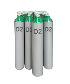 Deuter z gazem D2 Gaz izotopem H2 gazu